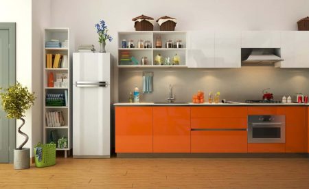 Orange Acrylic Finish