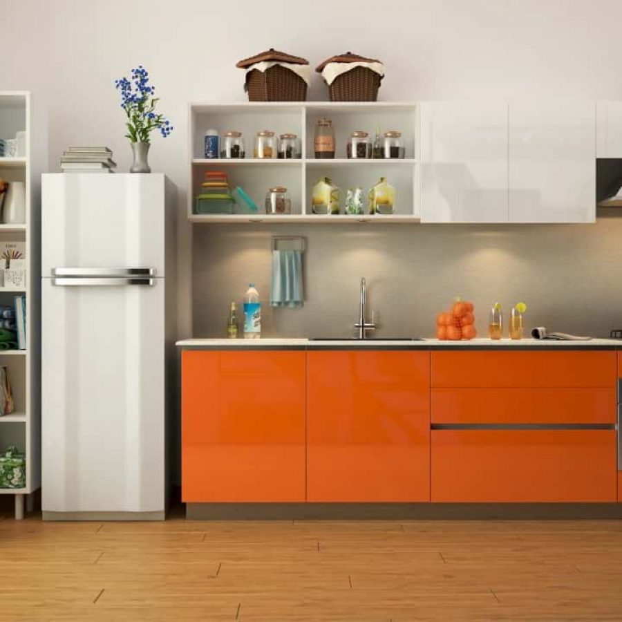 Orange Acrylic Finish