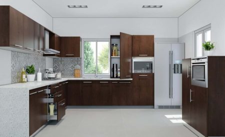 Brown Laminate Finish