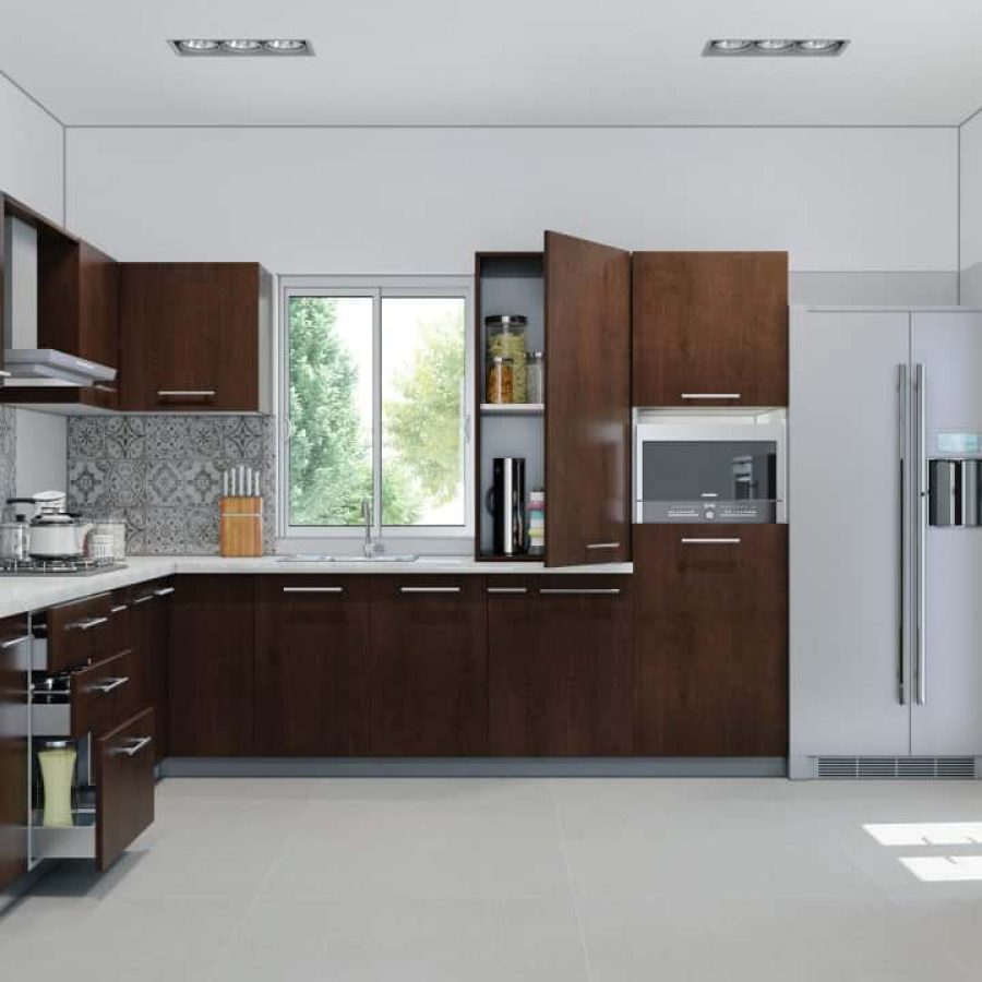 Brown Laminate Finish