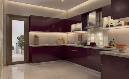 Purple Acrylic Finish