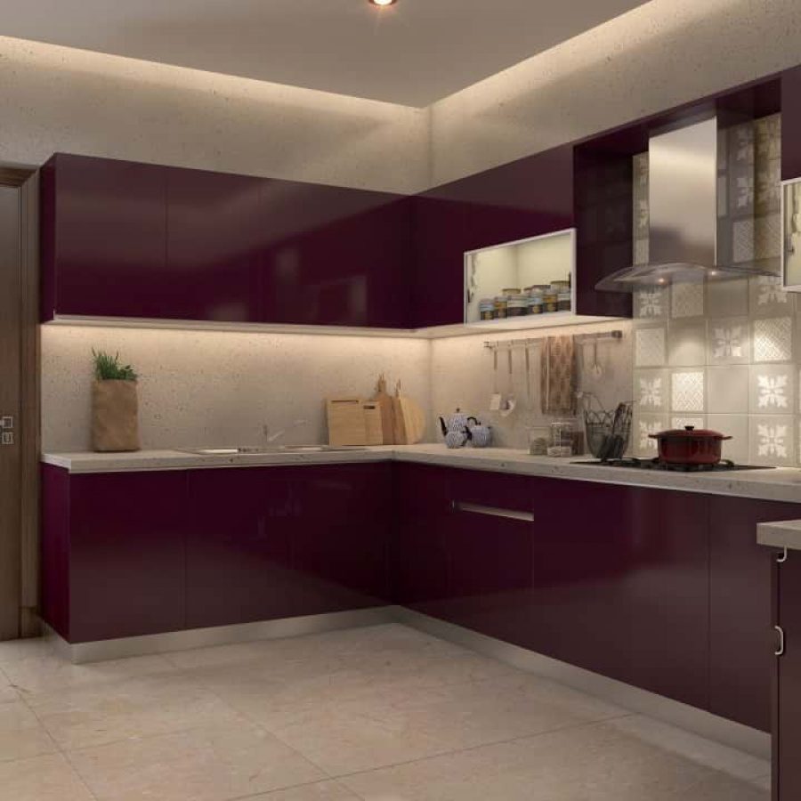 Purple Acrylic Finish