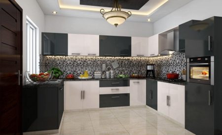 White and Gray laminate